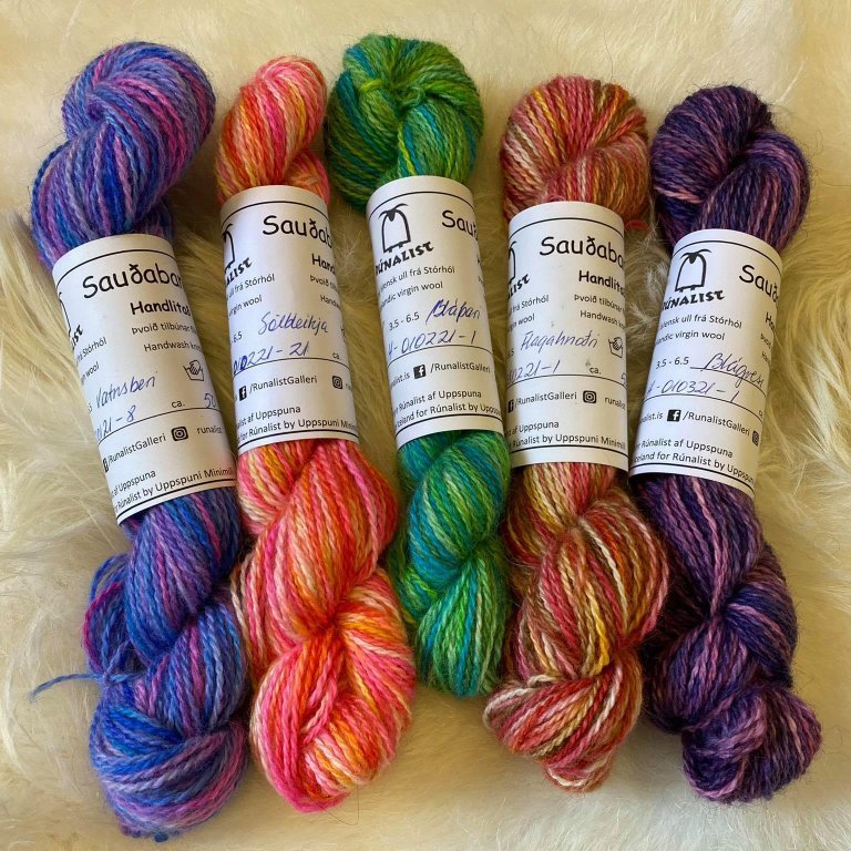 Sauðaband 50 gr dokkur - 2.200.- kr/stk