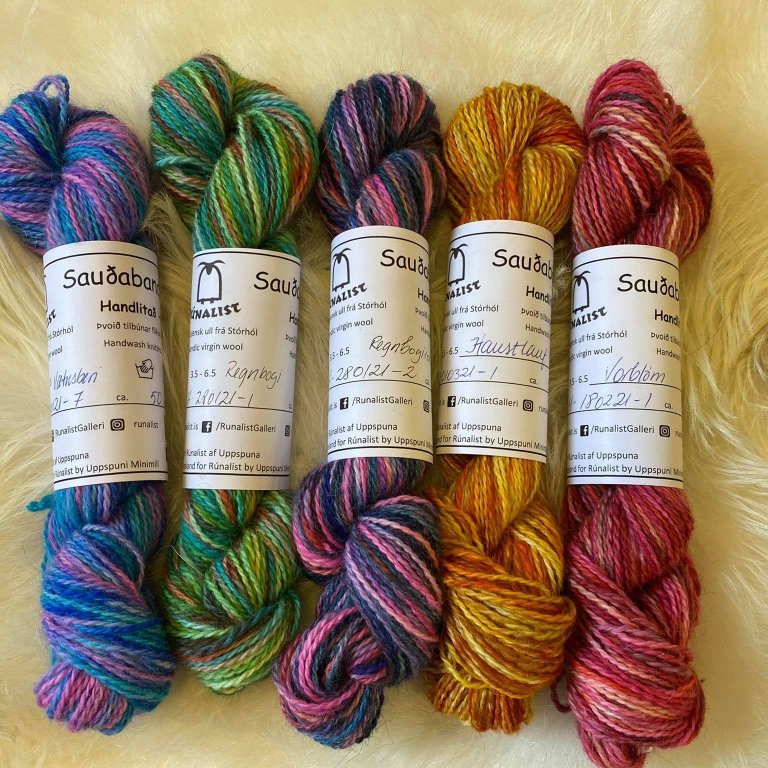 Sauðaband 50 gr dokkur - 2.200.- kr/stk